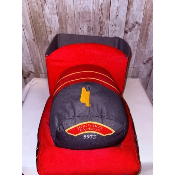 Harry Potter Build-A-Bear Hogwarts Express Train Bed Plush Red & Black - Picture 2 of 10